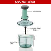 2 in 1 Push Chopper