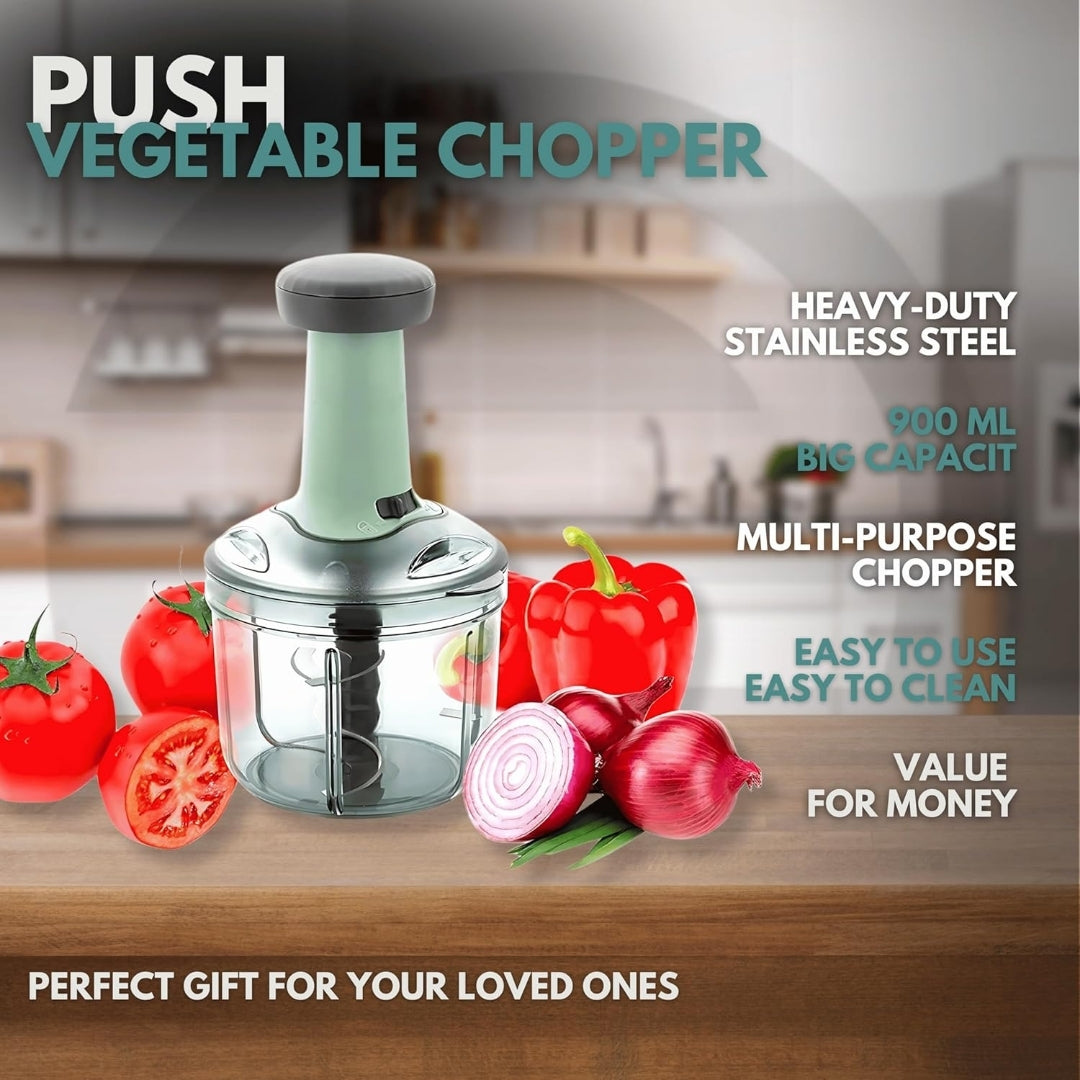 2 in 1 Push Chopper