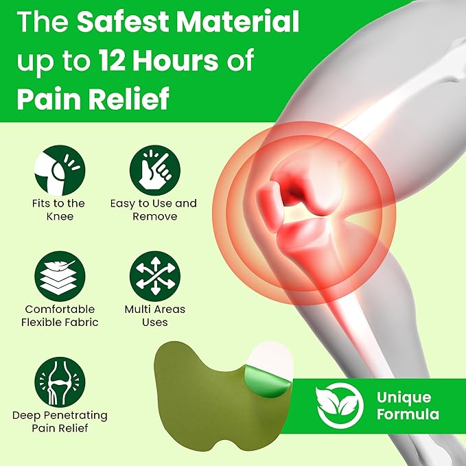 Knee pain patches