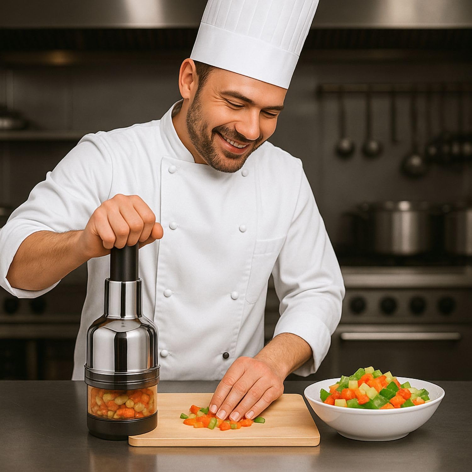 Onion Garlic Hand Press Chopper