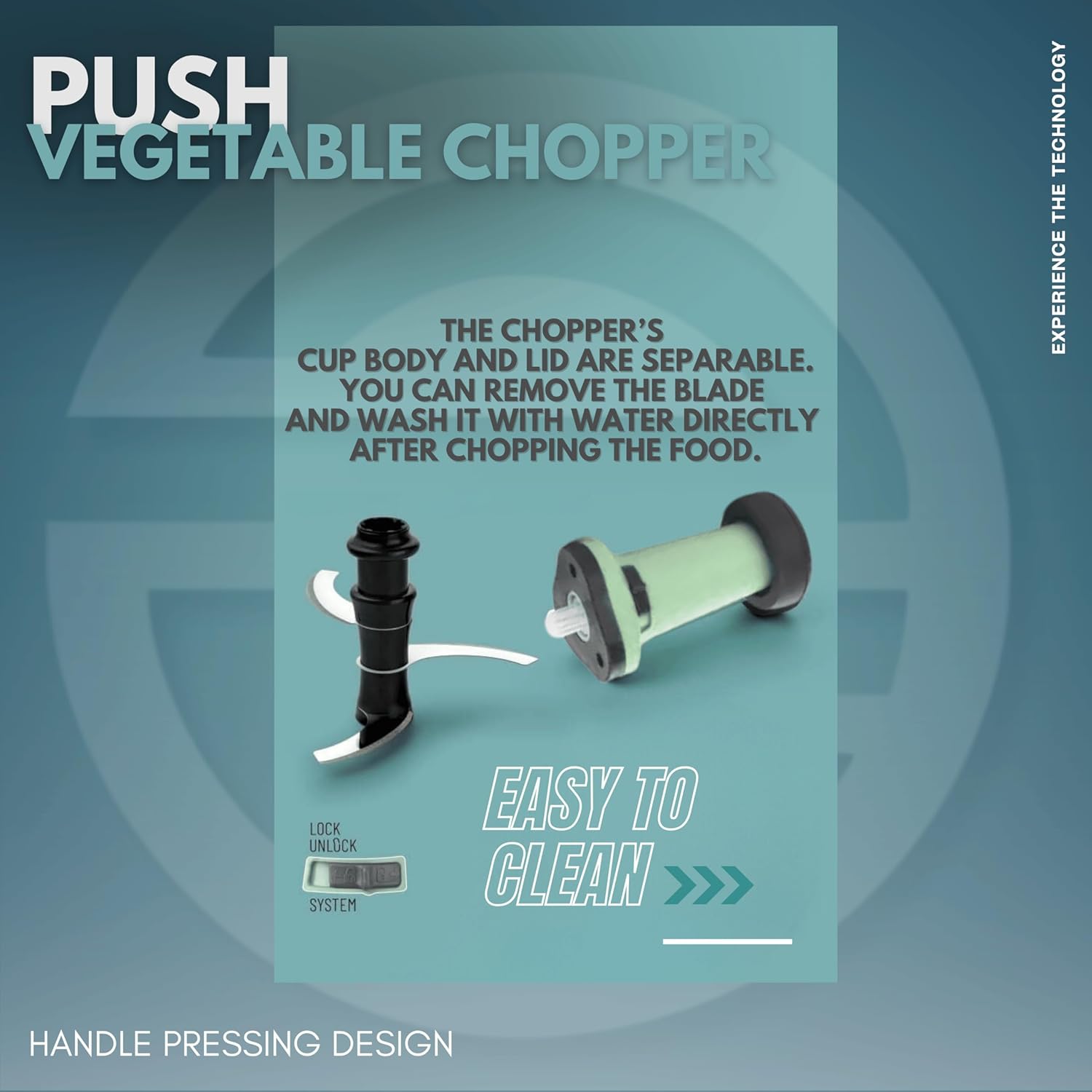 2 in 1 Push Chopper