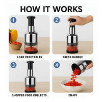 Onion Garlic Hand Press Chopper