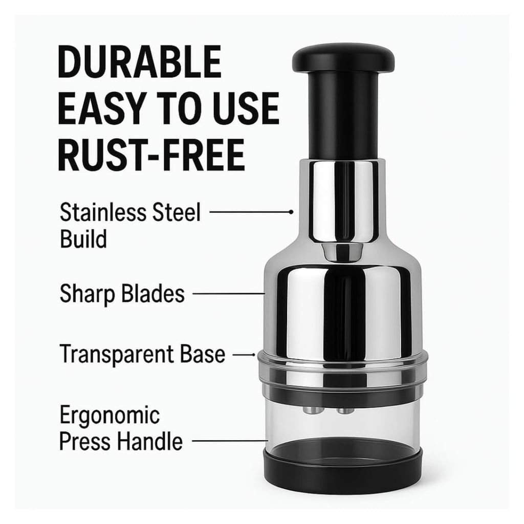 Onion Garlic Hand Press Chopper
