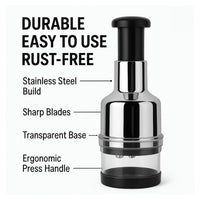 Onion Garlic Hand Press Chopper